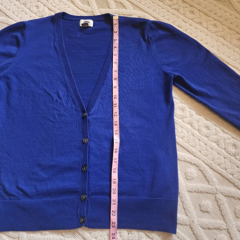 L Old Navy Royal blue cardigan